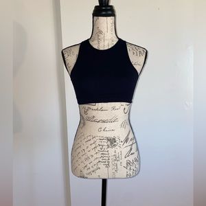Black crop top